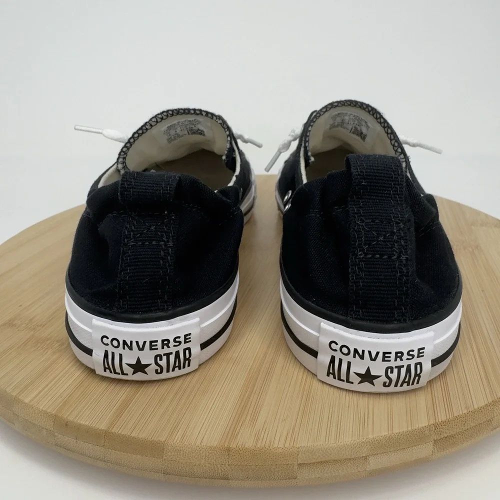 Converse Chuck Taylor All Star Shoreline Black Slip On Sneakers Women's 10